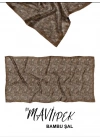 Mavi İpek Bambu Kraş Şal Desen 2 D10