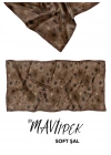 Mavi İpek Soft Pamuk Şal Desen 1 D7