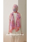 Şehri Şal Bambu Kraş Şal 6360 Şeker Pembe