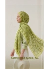 Şehri Şal Bambu Kraş Şal 6371 Yeşil