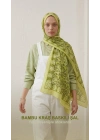 Şehri Şal Bambu Kraş Şal 6371 Yeşil