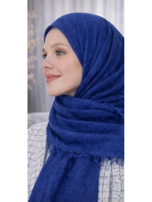 Bürümcük Şal İndigo Mavi
