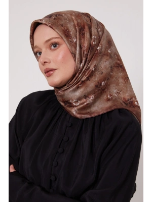 Levidor Kristal Eşarp D3 Bordo Bej