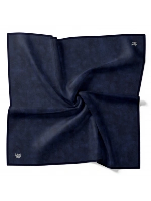 Levidor Kristal Eşarp Bulut Desen Lacivert