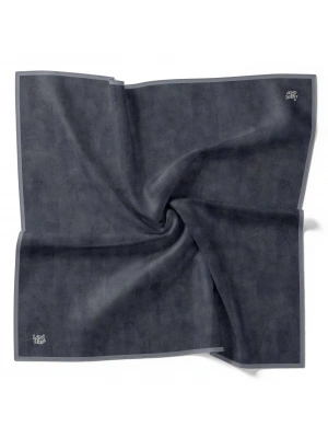 Levidor Kristal Eşarp Bulut Desen Kot Mavi