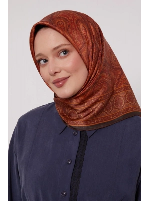 Levidor Kristal Eşarp Etnik Desen Taba