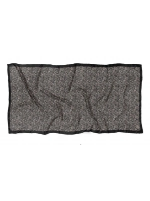 Mavi İpek Siyah Vizon Serisi Soft Pamuk Şal D9