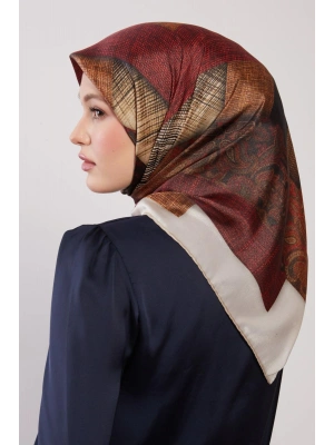 Levidor Kristal Eşarp D5 Siyah Bordo