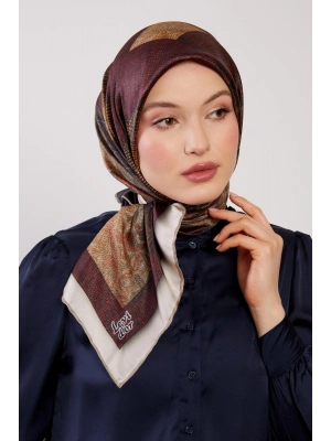 Levidor Kristal Eşarp D5 Siyah Gülkurusu