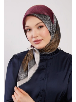 Levidor Kristal Eşarp D5 Siyah Fuşya