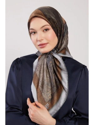 Levidor Kristal Eşarp D5 Siyah Gri