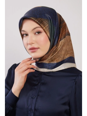 Levidor Kristal Eşarp D5 Siyah Petrol