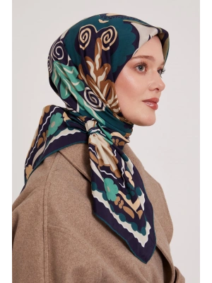 Levidor Royal Eşarp Etnik Desen Lacivert