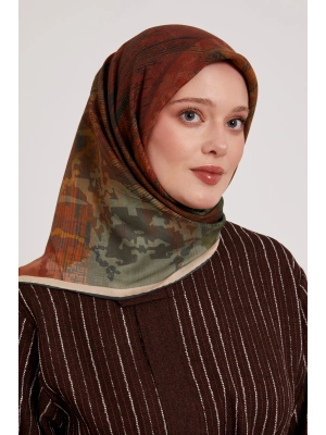 Levidor Royal Eşarp Batik Desen Zümrüt