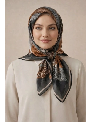 Levidor Tensel Eşarp Fırça Desen Gri