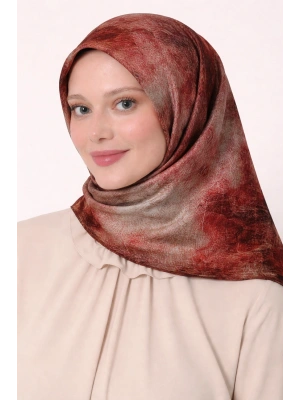 Levidor Tensel Eşarp Batik Desen Bordo