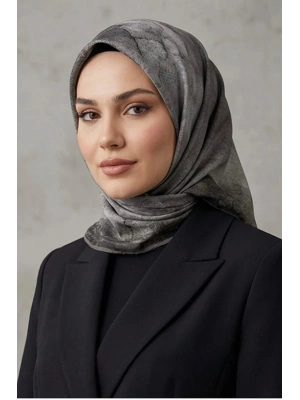 Levidor Tensel Eşarp Batik Desen Gri
