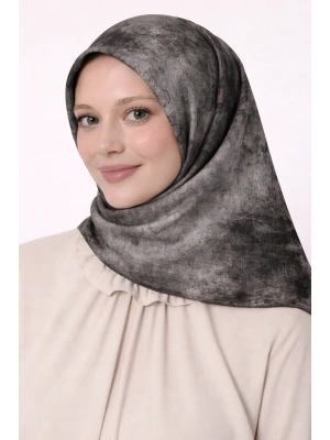 Levidor Tensel Eşarp Batik Desen Siyah