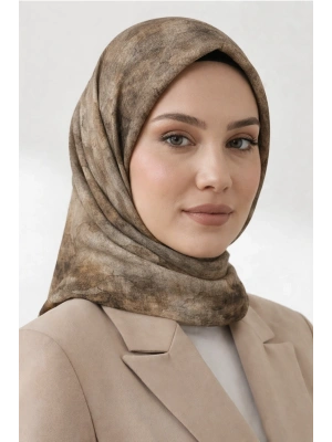 Levidor Tensel Eşarp Batik Desen Vizon