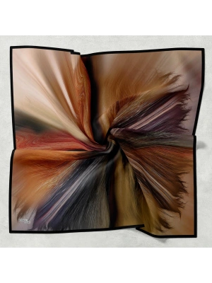 Bonjela Soft Eşarp Fırça Desen Kiremit