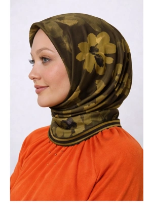 Mismara Organik Pamuk Eşarp D1 Haki