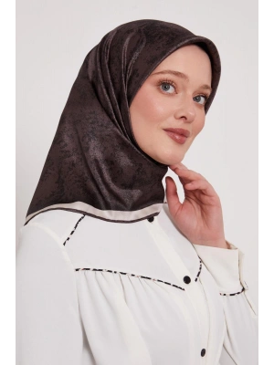 Levidor Kristal Eşarp Bulut Batik Mocha