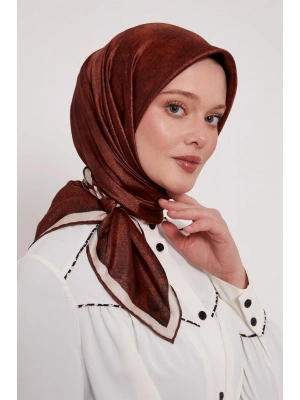 Levidor Kristal Eşarp Bulut Batik Kiremit