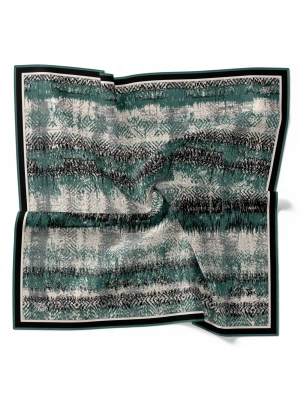 Levidor Kristal Eşarp Dalga Desen Zümrüt