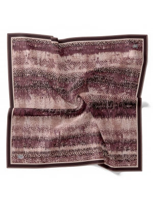 Levidor Kristal Eşarp Dalga Desen Mor