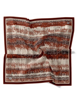 Levidor Kristal Eşarp Dalga Desen Bordo