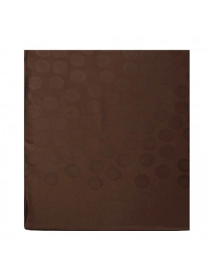 Şehri Şal Puantiye Desen Jakarlı Şal Acı Kahve