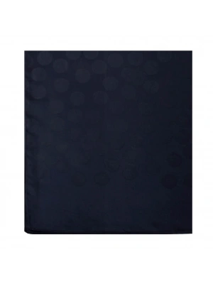 Şehri Şal Puantiye Desen Jakarlı Şal Koyu Lacivert