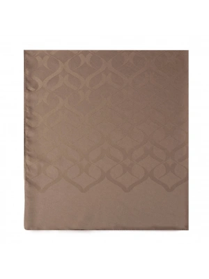 Şehri Şal Zincir Desen Jakar Şal Koyu Vizon