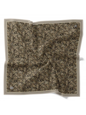 Levidor Kristal Eşarp Etnik Desen 2 Siyah