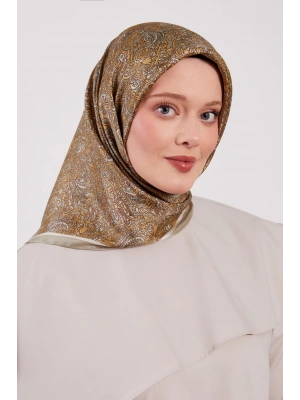 Levidor Kristal Eşarp Etnik Desen 2 Yağ Yeşil