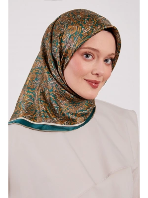 Levidor Kristal Eşarp Etnik Desen 2 Zümrüt