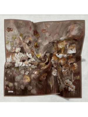 Mismara Organik Pamuk Eşarp D2 Kahve