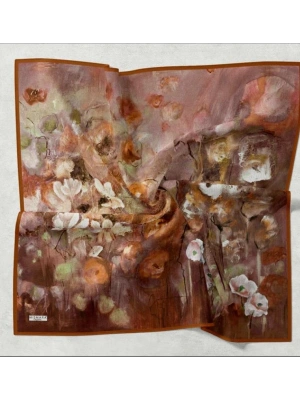 Mismara Organik Pamuk Eşarp D2 Taba