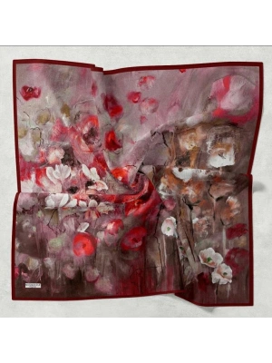 Mismara Organik Pamuk Eşarp D2 Mürdüm