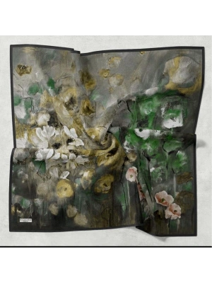 Mismara Organik Pamuk Eşarp D2 Yeşil