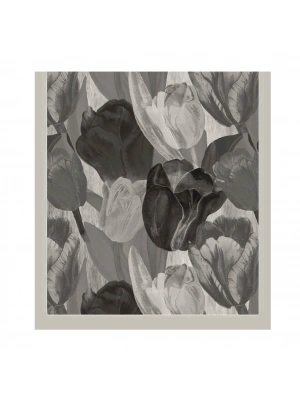 Şehri Şal Bambu Kraş Şal 6198 Gri