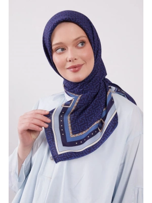 Levidor Royal Eşarp Kemer Desen Lacivert