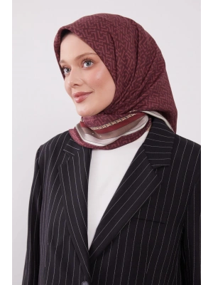 Levidor Royal Eşarp Kemer Desen Vişne Çürüğü