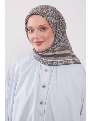 Levidor Royal Eşarp Kemer Desen Gri