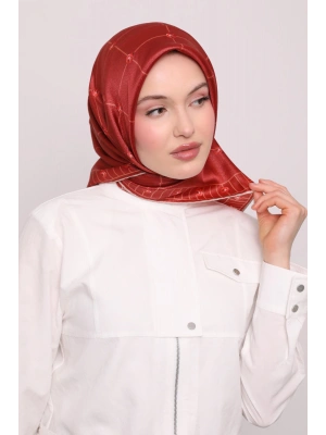 Levidor Kristal Eşarp D7 Bakır Vizon