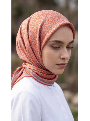 Levidor Kristal Eşarp Filiz Desen Nar Çiçeği