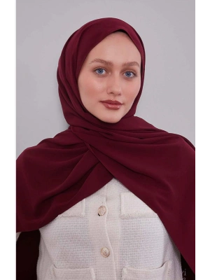 Levidor Medine İpeği Şal Bordo