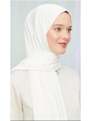 Levidor Medine İpeği Şal Kırık Beyaz