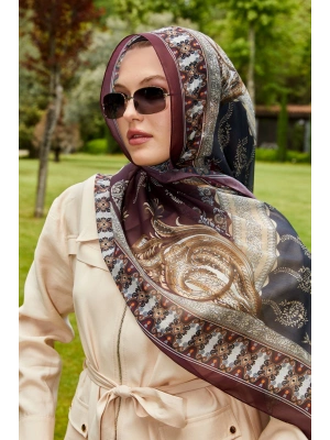 Luven Sara İpek Şifon Şal D10