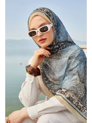 Luven Sara İpek Şifon Şal D23